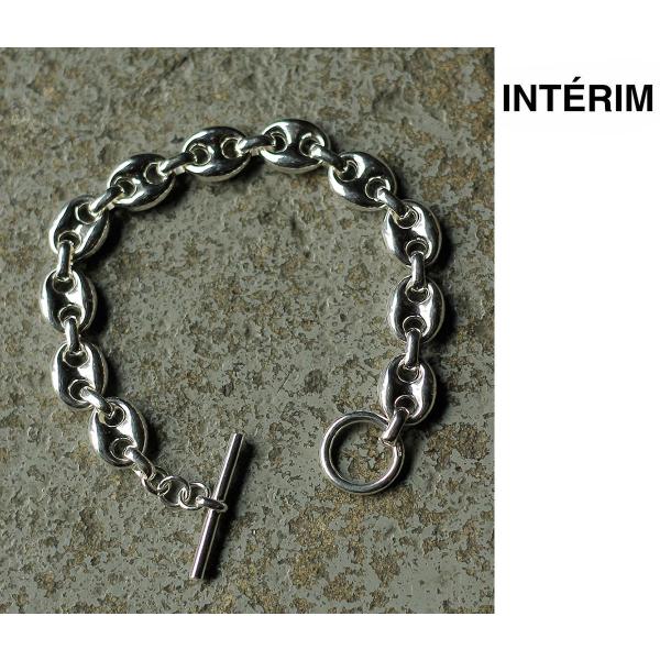 インテリム INTERIM マリーナ チェーン Tバー ブレスレット イタリアン シルバー925 グ...