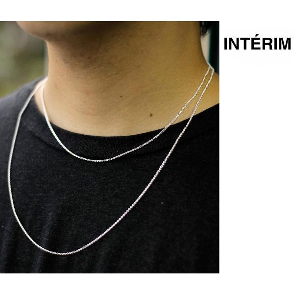 インテリム INTERIM タスコシルバー サークルチェーン ペア ネックレス (IT26A283)