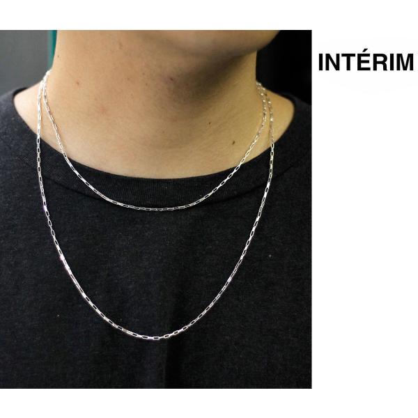 インテリム INTERIM タスコシルバー スクエア チェーン ペア ネックレス (IT26A293...