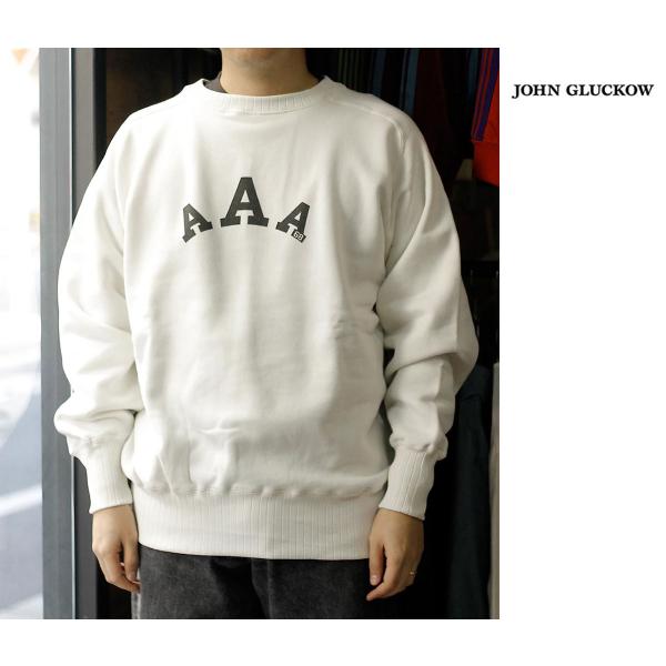 ジョングラッコー JOHN GLUCKOW "Army AA" アルバート スウェット 針抜きリブ ...
