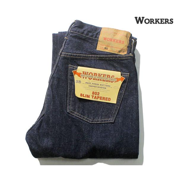 ワーカーズ WORKERS デニム Lot802 スリムテーパード ジーンズ ジーパン SLIM T...