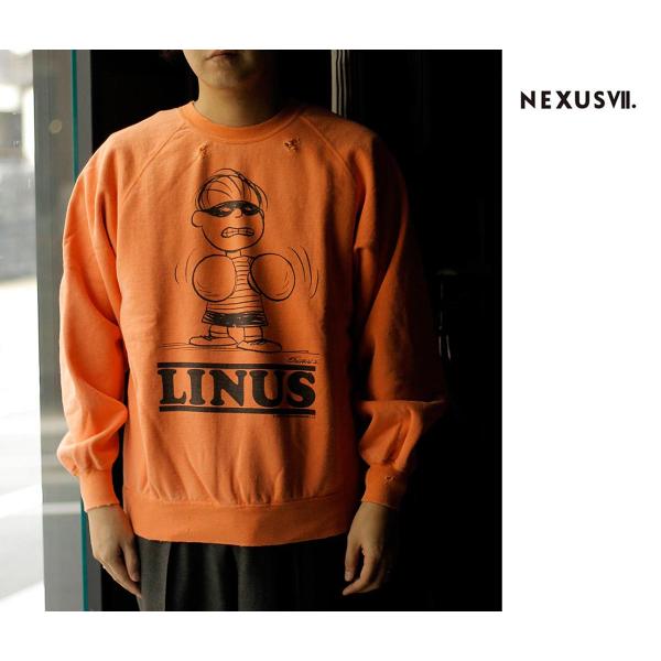 ネクサスセブン NEXUSVII. LINUS クルーネックスウェット (ROA-NNK-C0D)