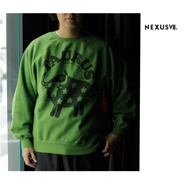 ネクサスセブン NEXUSVII. TAURUS /牡牛座 クルーネックスウェット (ROA-NNK...
