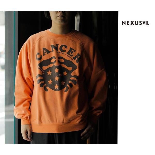 ネクサスセブン NEXUSVII. CANCER /蟹座 クルーネックスウェット (ROA-NNK-...
