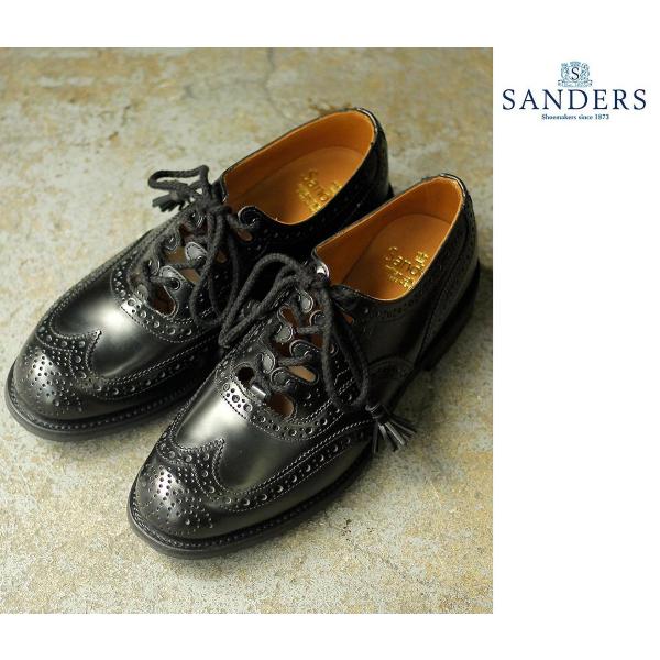 サンダース SANDERS ミリタリー ギリー シューズ (SD-1745-BLACK)