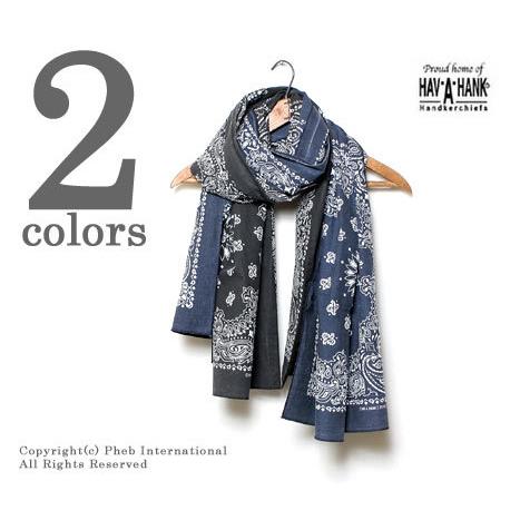 ハバハンク/HAV-A-HANK(BY カロライナ) ユーズド加工 アメリカ製３ピースバンダナスカー...