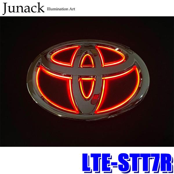 LTE-STT7R Junack ジュナック LEDトランスエンブレム ST レッド トヨタ カロー...