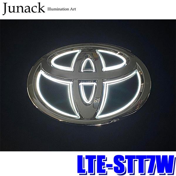 LTE-STT7W Junack ジュナック LEDトランスエンブレム ST ホワイト トヨタ カロ...
