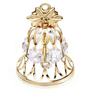 スワロフスキー オーナメント 孔雀 クジャク 置物 合金製 クリスタル