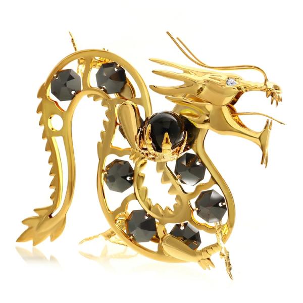 【送料無料】【おまけ付】黒龍 置物 龍 誕生日プレゼント 男性 女性 縁起物 竜 辰年 たつ年 お祝...