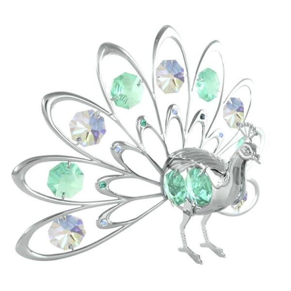 【送料無料】【おまけ付】開運 孔雀 置物 2 誕生日プレゼント 男性 女性 お祝い 記念日 縁起物 ...