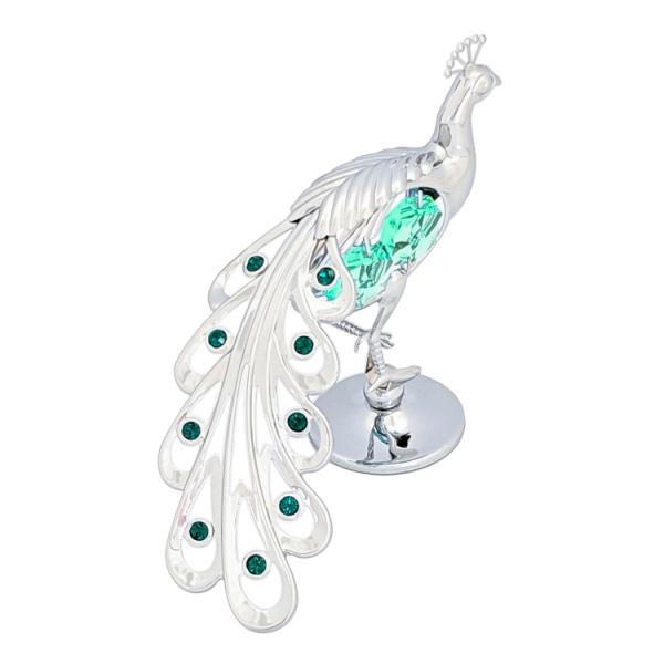 【送料無料】【おまけ付】見返り 孔雀 置物 2 縁起物 誕生日プレゼント 男性 女性 お祝い 記念日...