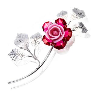 Swarovski クリスタルローズ 置物 SWAROVSKI スワロフスキー Swarovski 置物 クリスタル ROSE 薔薇