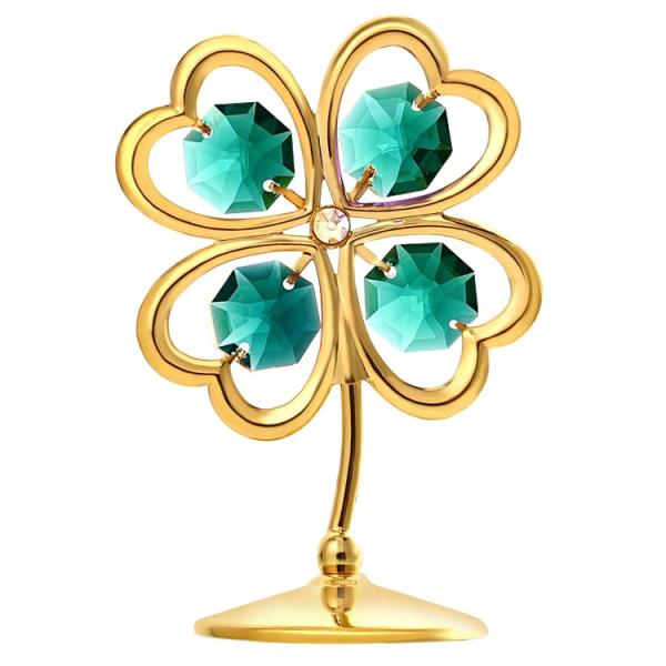 【送料無料】【おまけ付】 四つ葉のクローバー 置物 誕生日プレゼント ギフト 女性 男性 友達 クロ...