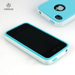 VERUS iPhone4S クルーシャル ミックス ツインケース 本体部カラー：ブルー スマホケース｜andselect
