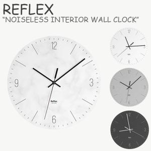 リフレックス 壁掛け時計 REFLEX NOISELESS INTERIOR WALL CLOCK ノイズレス インテリア ウォール クロック 4色 28cm×28cm 2448457 ACC｜andselect