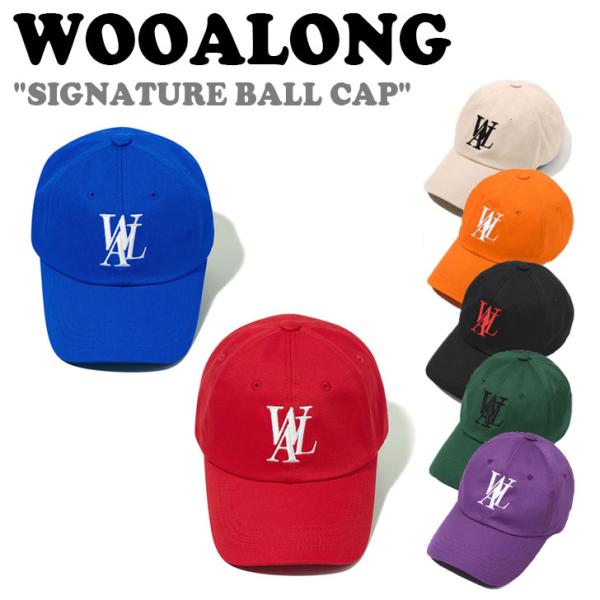 ウアロン キャップ WOOALONG SIGNATURE BALL CAP シグネチャー ボールキャ...