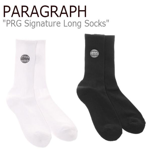 パラグラフ 靴下 メンズ レディース PRG SIGNATURE LONG SOCKS シグネチャー...