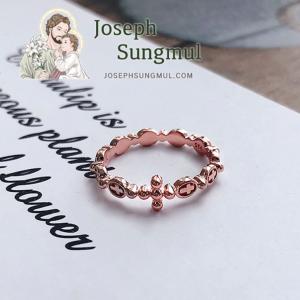 ジョセフ サングムル 指輪 リング joseph sungmul 正規販売店 Rosary Ring　Angela PINK GOLD 韓国アクセサリー P0000HYM ACC｜andselect