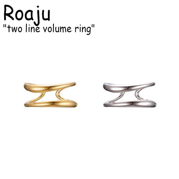 ロアジュ リング Roaju レディース two line volume ring ツー ライン ボ...