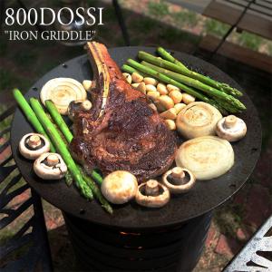 800ドシ アイアン グリドル 39cm 蓋付き バッグ付き IRON GRIDDLE IH対応 安全 耐久性 錆びない 窒化処理 鉄板 直火ガス ハロゲン 4721806308 OTTD｜andselect