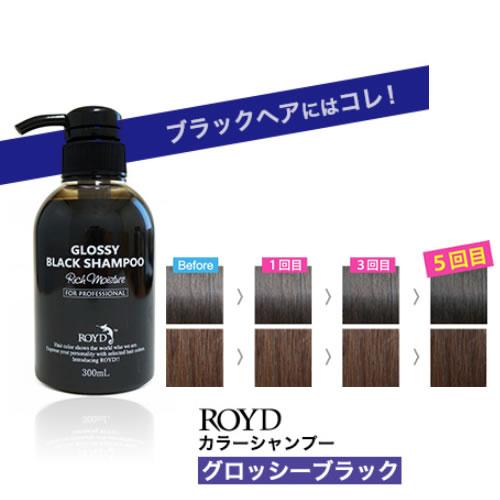 ロイド カラーシャンプー グロッシーブラック 300ml  メーカー公認正規品( 黒 / シャンプー...