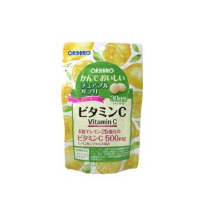 オリヒロ かんでおいしいチュアブルサプリ ビタミンC レモン味 30日分｜andsh