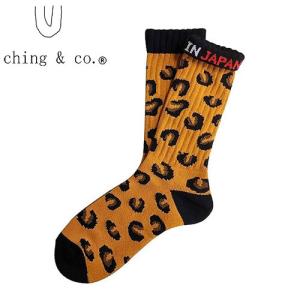 チンアンドコー スケートソックス ching&co. LEOPARD