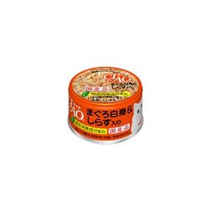 いなば　CIAO　ホワイティ　まぐろ白身　しらす入り　85g×★24個★【ケース販売・目隠し梱包不可...