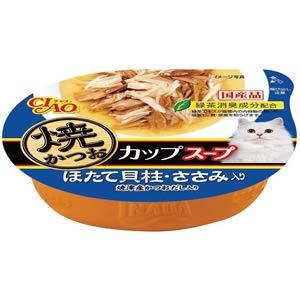 いなば　焼かつおカップスープ　ほたて貝柱・ささみ入り　60g×★6個★　NC-72
