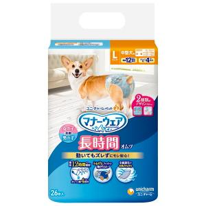 ユニチャーム マナーウェア 男女共用 長時間快適オムツ LLサイズ 大型