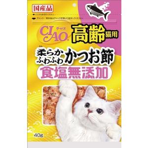 いなば　ＣＩＡＯ食塩無添加　高齢猫用　柔らかふわふわかつお節　40ｇ　CS-20