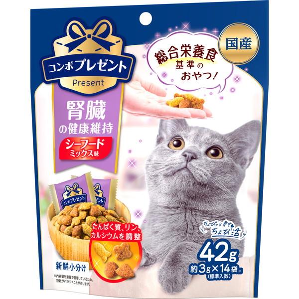日本ペット　コンボ　プレゼント　キャット　おやつ　腎臓の健康維持　42g（3g×14袋）