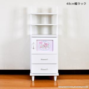 未来商会 チェスト コンパクト 木製 脚付き 子供部屋 キティ マイメロ