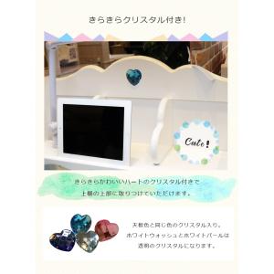 学習机 姫 セット ハート 勉強机 子供 シン...の詳細画像2
