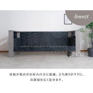 ベッド シングル 棚付き 収納棚付き すのこ ...の詳細画像4