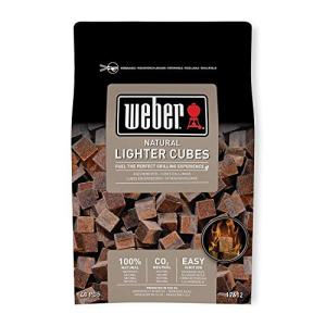 ウェーバー(Weber) バーベキュー コンロ BBQ グリル 着火剤 100%天然素材点火キューブ 48個入(一回あたりたったの33円) 【日本正規