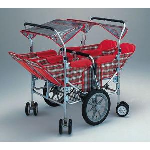 お散歩カート 五十畑工業 スワニーSS 4シートタイプ A0401 ノーパンク