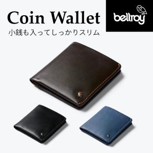 財布 メンズ 二つ折り 薄い 小銭入れ付き 機能性 Bellroy Coin Wallet ベルロイ コインウォレット