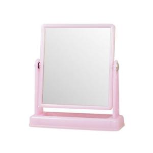 ヤマムラ ペールカラー 角型スタンドミラーL YF-1200 ピンク