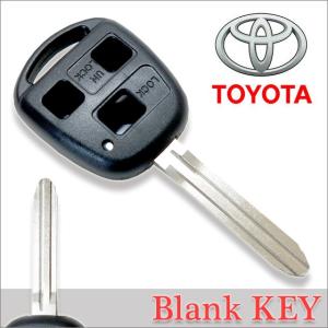 高品質ブランクキー トヨタ ヴォクシー 3穴 ワイヤレスボタン スペア キー カギ 鍵 割れ交換に キーレスエントリー 合鍵