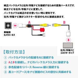 ホンダ 純正 バックカメラ を RCA変換 A...の詳細画像1