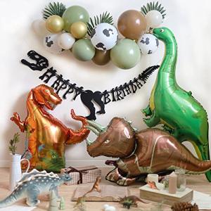Hanamei バースデーデコレーション セット 恐竜 ダイナソー 男の子 誕生日 バルーン 飾り 風船 セット 2歳 3歳 4歳 5歳 8歳 （アースの商品画像