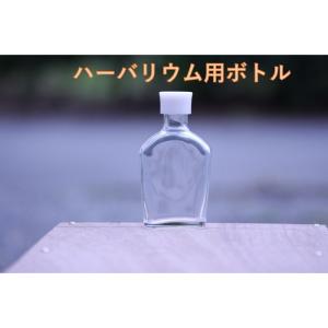 キャップ付 ハーバリウム ボトル 瓶「ウイスキー　3本セット　プラ製コルク」ガラス瓶 透明瓶 花材 ウエディング プリザーブドフラワー インスタ