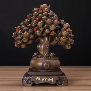 招財樹 置物 風水 縁起物 財運アップ 元宝 ...の詳細画像5