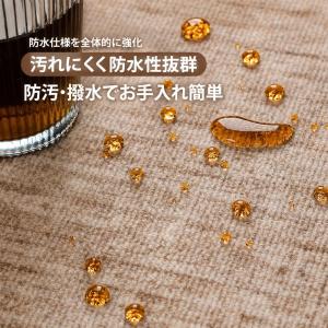ラグ カーペット 撥水 防水 絨毯 滑り止め付...の詳細画像1