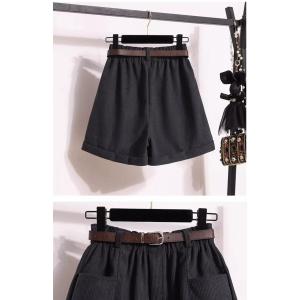 ショートパンツ レディース 秋冬 コーデュロイ...の詳細画像4