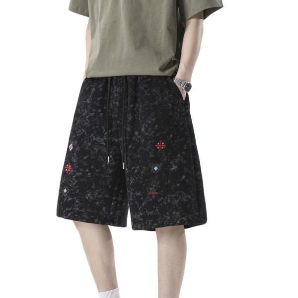 ショートパンツ ハーフパンツ メンズ 半ズボン 5分丈 春夏 蒸れにくい 通気性 薄い ルーズシルエ...
