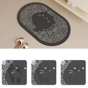 お風呂マット 楕円 バスマット pu ソフト ...の詳細画像1