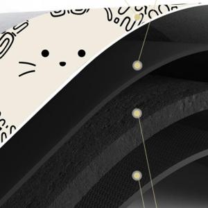 お風呂マット 楕円 バスマット pu ソフト ...の詳細画像2